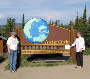 110 July8 Arctic Circle on Dalton Highway, Alaska