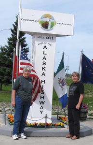 115 July11 The terminus of the AlCan Highway--Delta Junction, Alaska