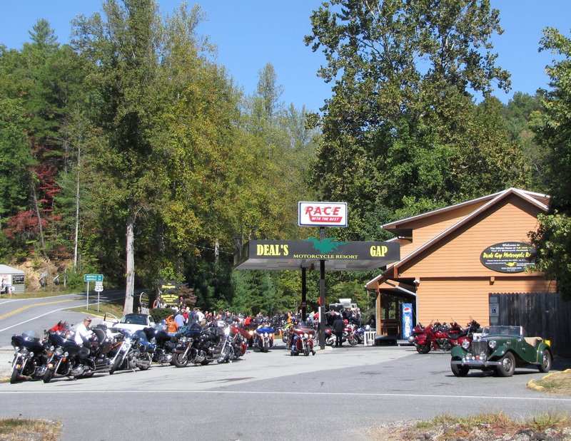 Oct7 10 Popular Terminus of The Dragon, motorcycle resort
