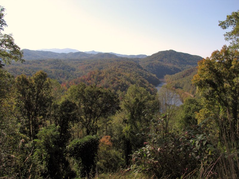Oct6 Overlook of Little Tennessee River from NC 28