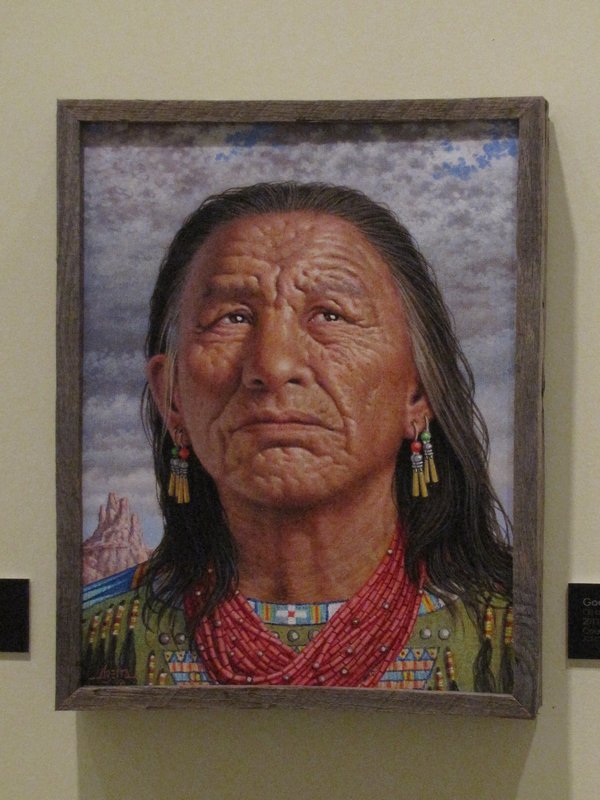 512-20 Portrait at Navajo Museum by Jim Abeita