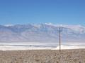 512-184 The very dry Owens Lake filled with salt-like chemicals