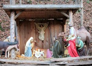 1212-26  Nativity scene at chapel