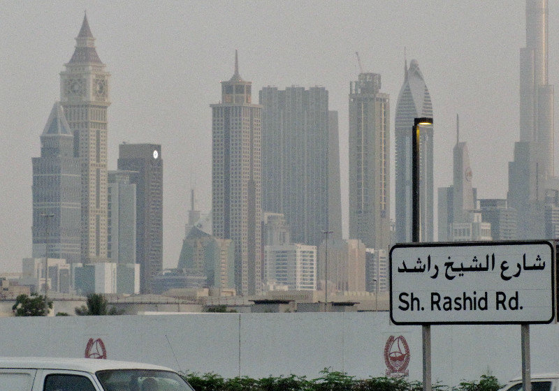 1304-250 Note Big Ben on left--now part of Dubai skyline