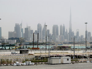 1304-249 Part of the Dubai skyline on arrival