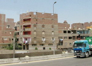 1304-405 Some of the many uncompleted buildings of Egypt
