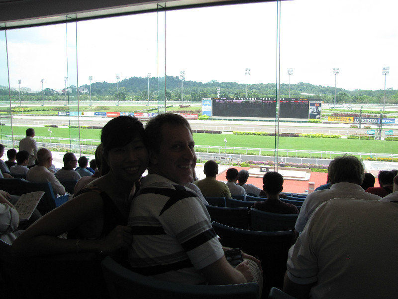 1303-16 LeeLi and Chris in grandstand
