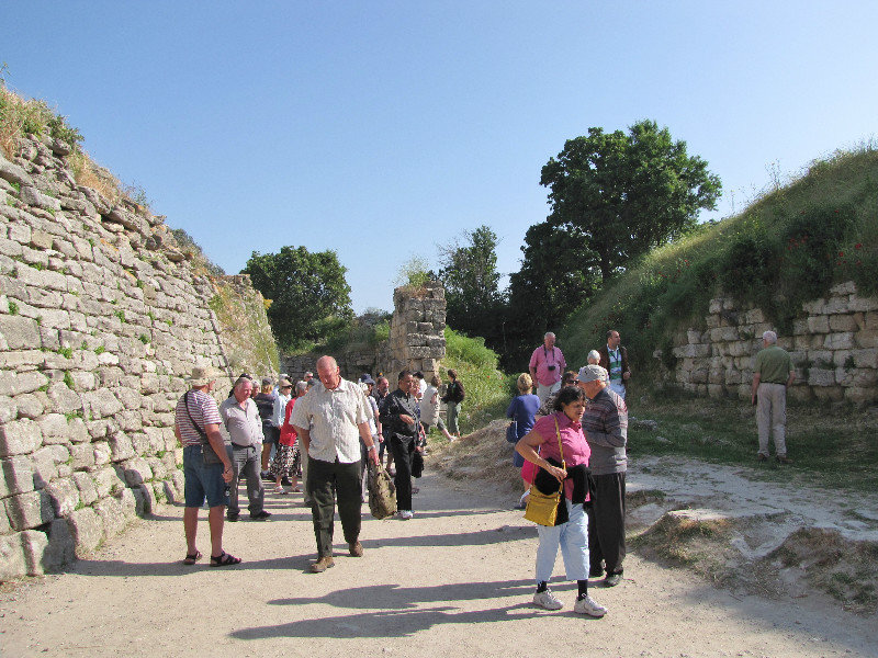 1305-64 Portion of the walls & entrance gate of Troy (VII), identified as the site of the Trojan War (ca. 1200 BC).