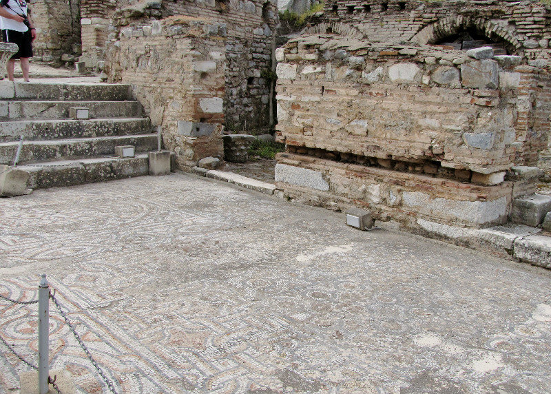 1305-97 Ephesus--Mosaic floor of house