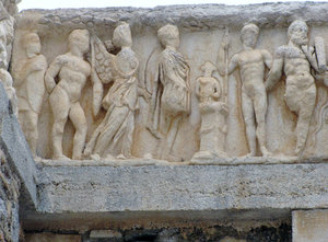 1305-101 Ephesus--Temple of Hadrian--Detail A