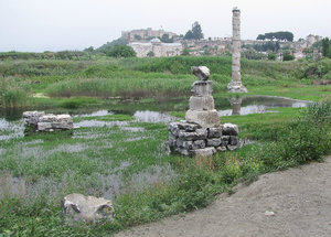 1305-116 Artemis Temple, now a pond