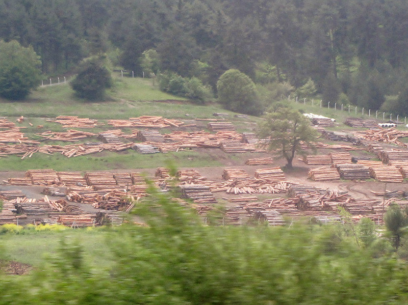 1305-294 On the road to Bursa--One of several sawmills