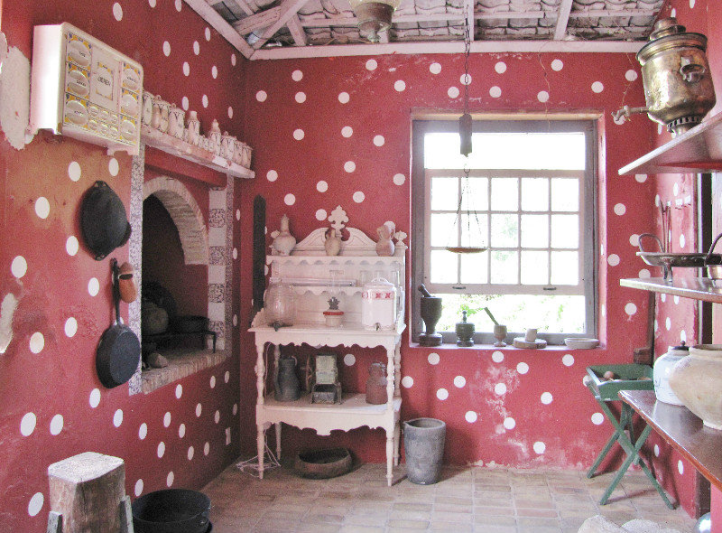 1311-83 Curacao Museum--the polka-dot kitchen designed to ward off flies