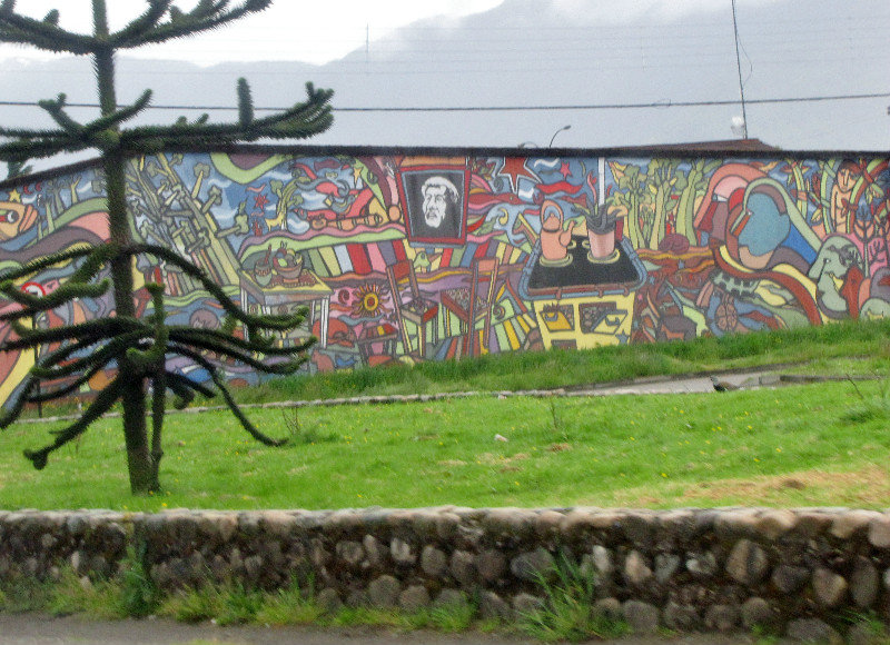 1312-116 Mural or grafitti in Puerto Chacabuco