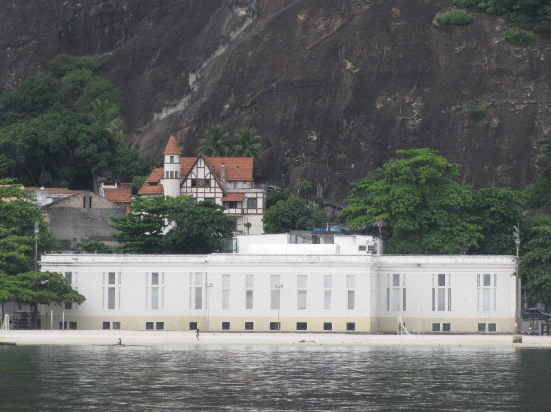 1312-407 Naval Installation with German-inspired building in back at foot of Sugar Loaf