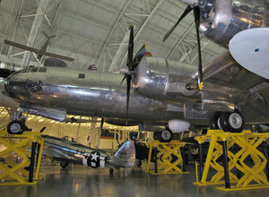 1307-45 The 'Enola Gay'--dropped first atomic bomb on Hiroshima--Boeing B-29 Superfortress
