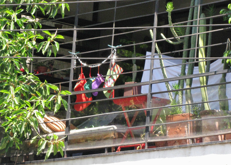 1312-542 And the stockings  were hung on the balcony with care...