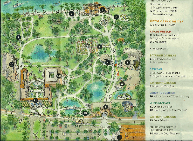 1312-588 Map of Ringling Bros. Sarasota Property