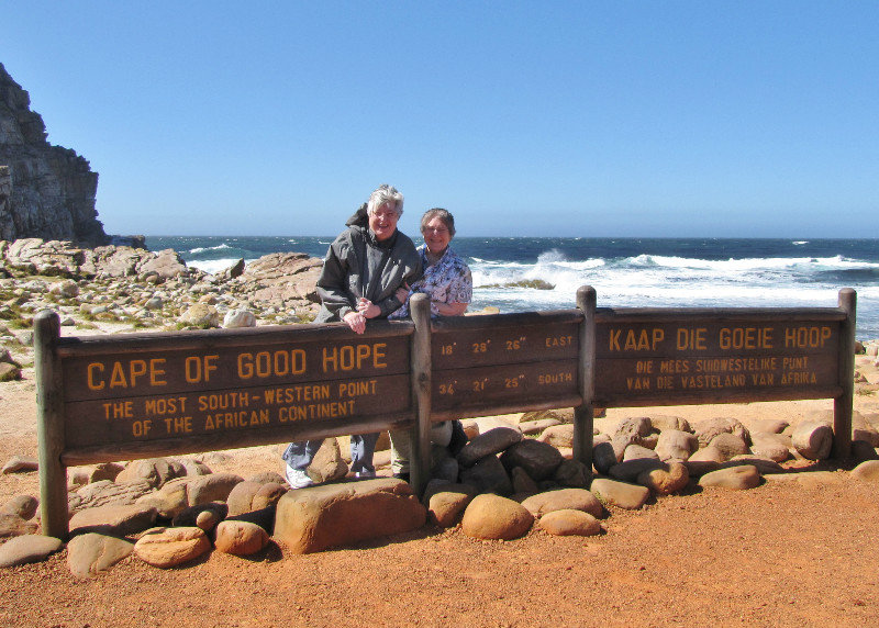 1402-29 Sharon and Valerie at the Cape of Good Hope