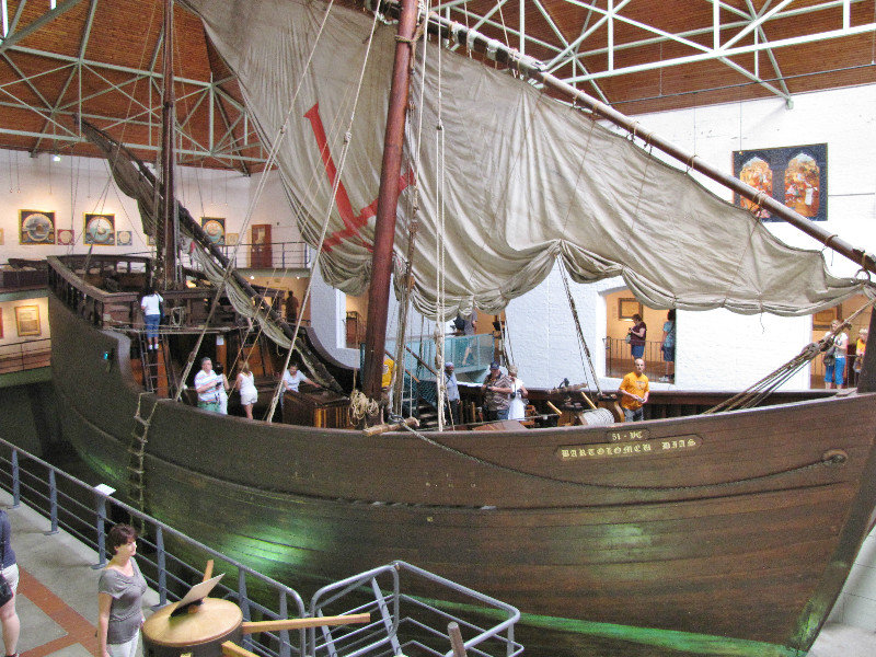 1403-21  Life-sized replica of Dias' caravel