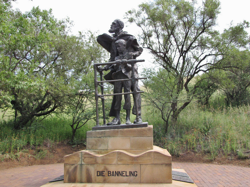 1403-187 One of the bronze statues depicting the plight of the Boers--B