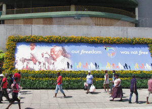 1403-288 Downtown Durban--Remembering Mandela