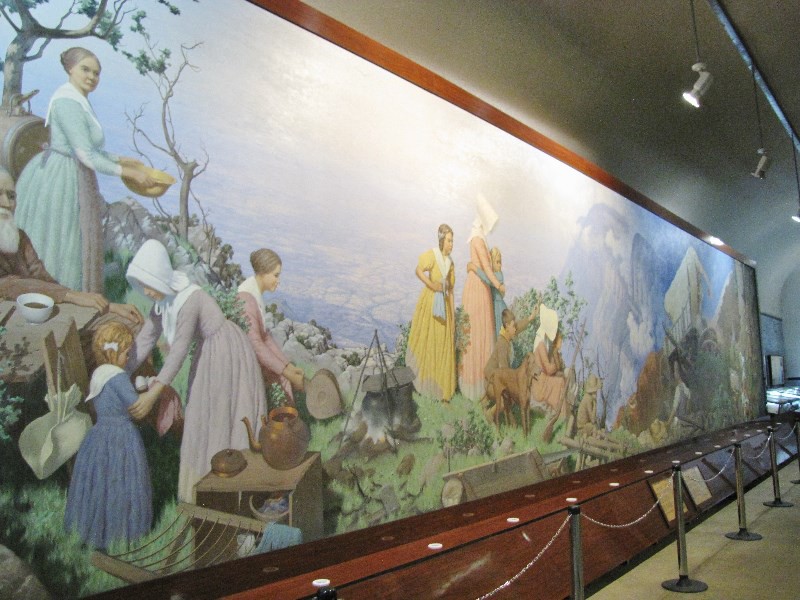 2104-38 Voortrekker Monument, Sample of Basement Museum murals