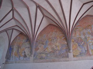 1405-92 Murals at end of Great Refectory
