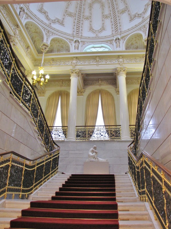 1405-194 Stairway in Shuvalov Palace now entrance to Faberge Museum