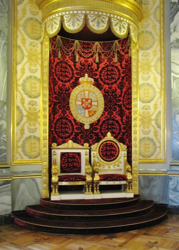 1406-48  Thrones of the King and Queen of Denmark