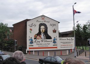 1406-159 Unionist Mural on Oak Street of William III, Prince of Orange