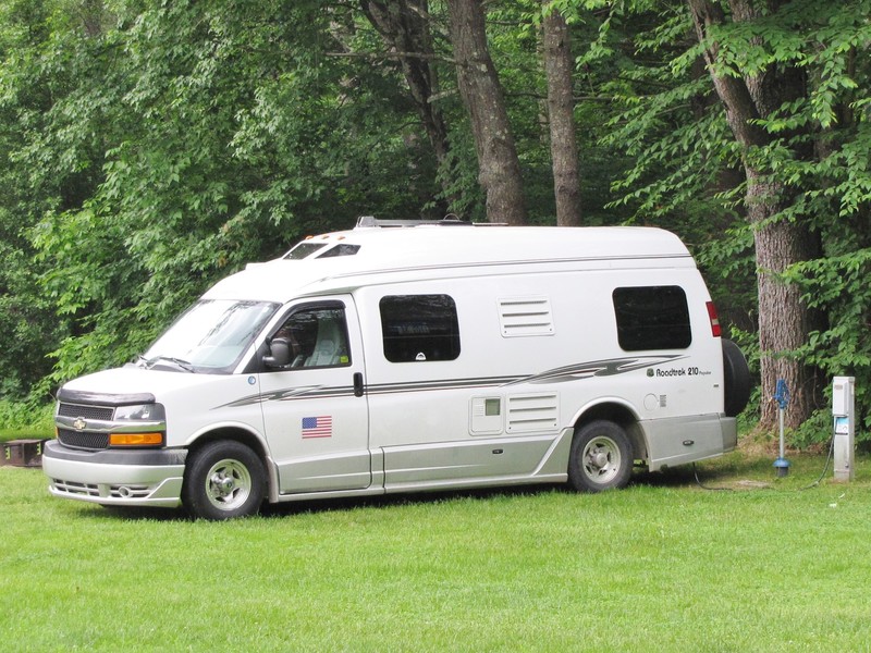 1506-23 Rosie's campsite at the Winhall Brook Campground, Vermont