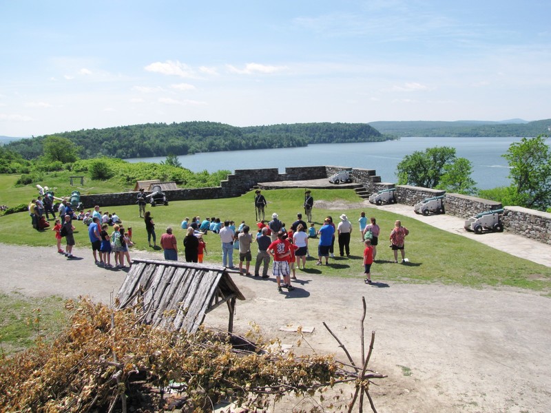 1506-34 Demonstration on a bastion  overlooking Lake Champlain