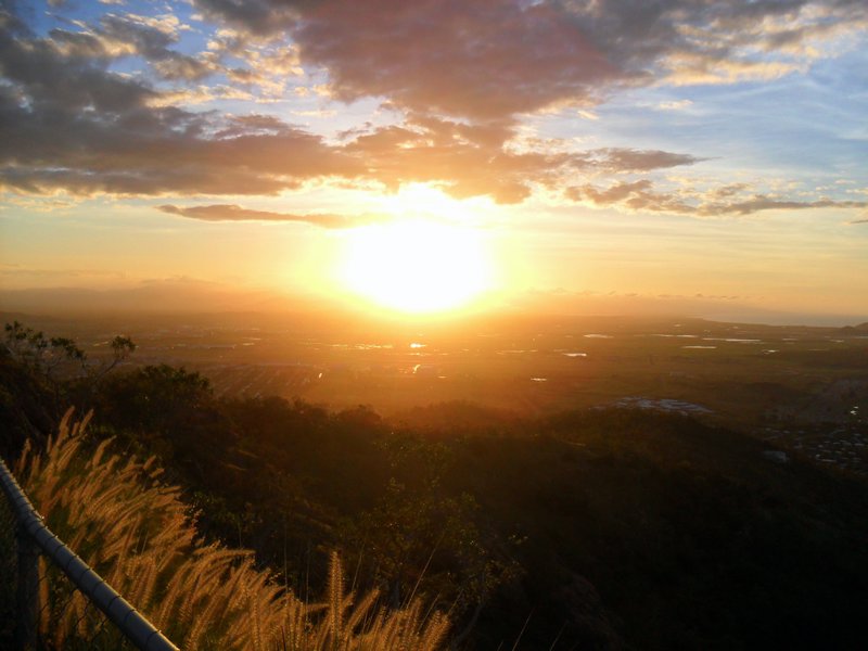 Sunset from the top of Castle Hill