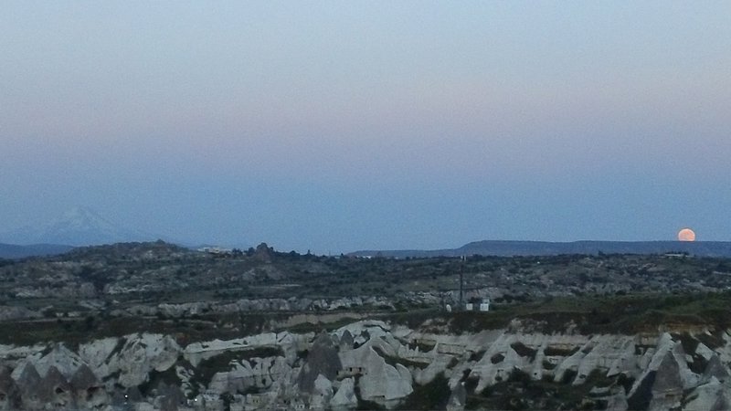 Moonrise over Cappadocia