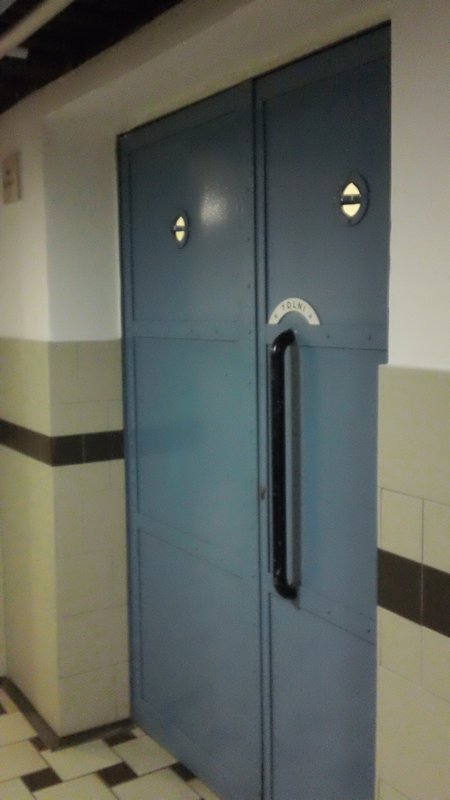 The institution door to our locker room