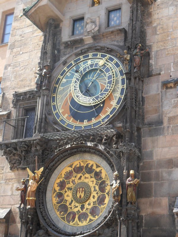 Part of the main clock tower