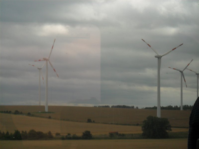 These wind turbines are all over Germany