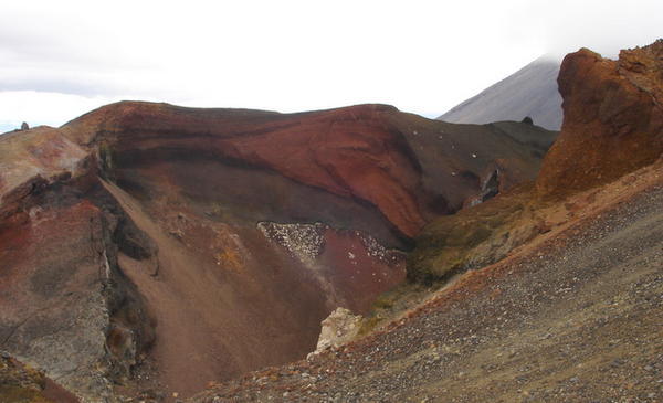 Red Crater on the Tongariro Hike