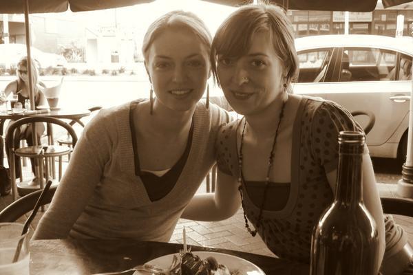 Isa and Me-At Lunch on my Birthday