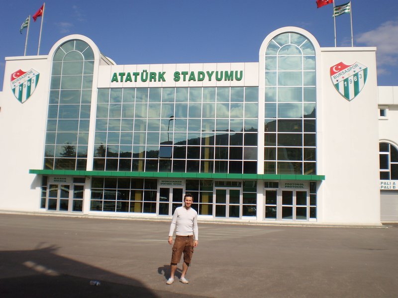 Outside Ataturk Stadium