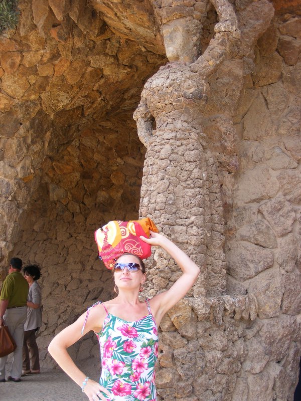Park Guell: Monkey see, Monkey do.