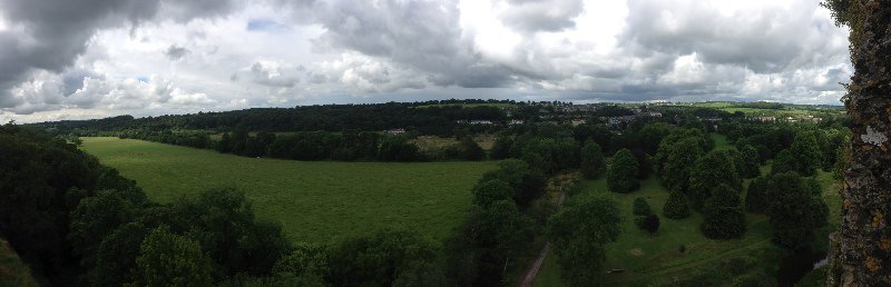 View from atop the Blarney Castle