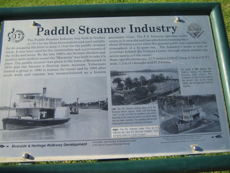 The Paddle Steamer INDUSTRY