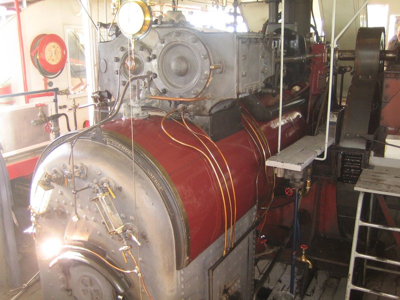 The boiler of the Paddle Steamer IMG 6862