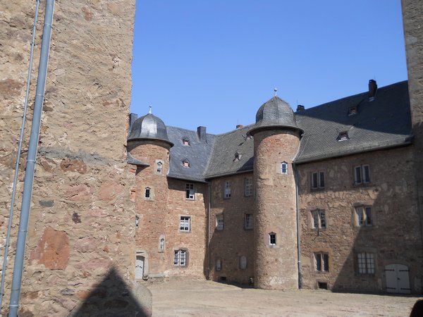 Castle grounds in Steinau