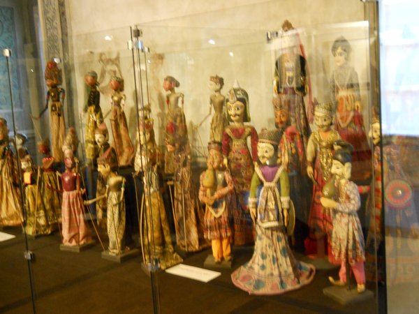 Puppet display in the castle in Steinau