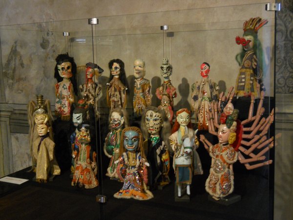 Chinese Puppet display in the castle in Steinau