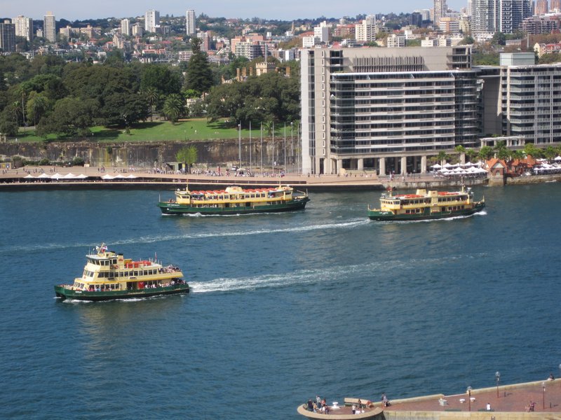 Ferries on Sydney Harbour