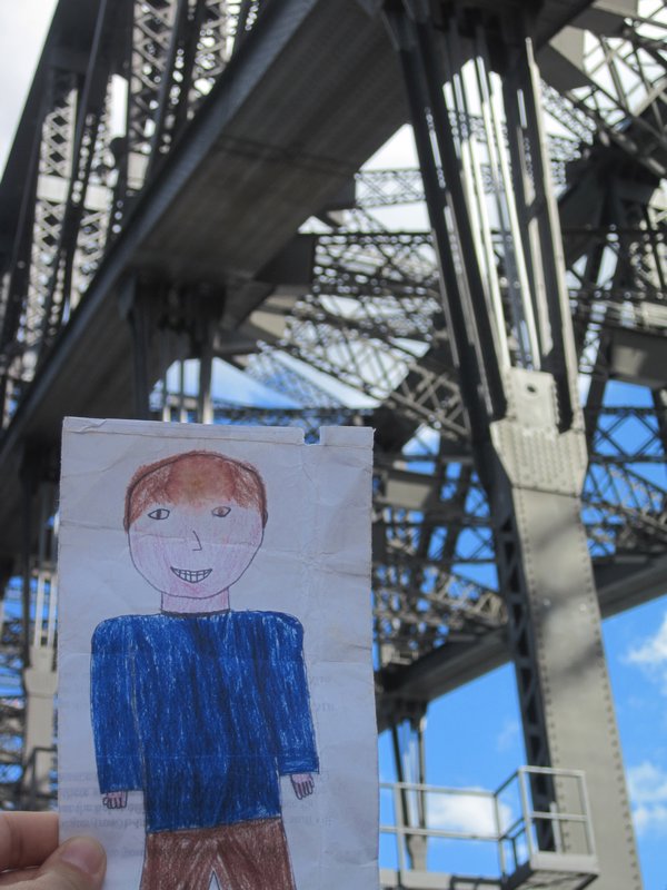 Me on the Sydney Harbour Bridge